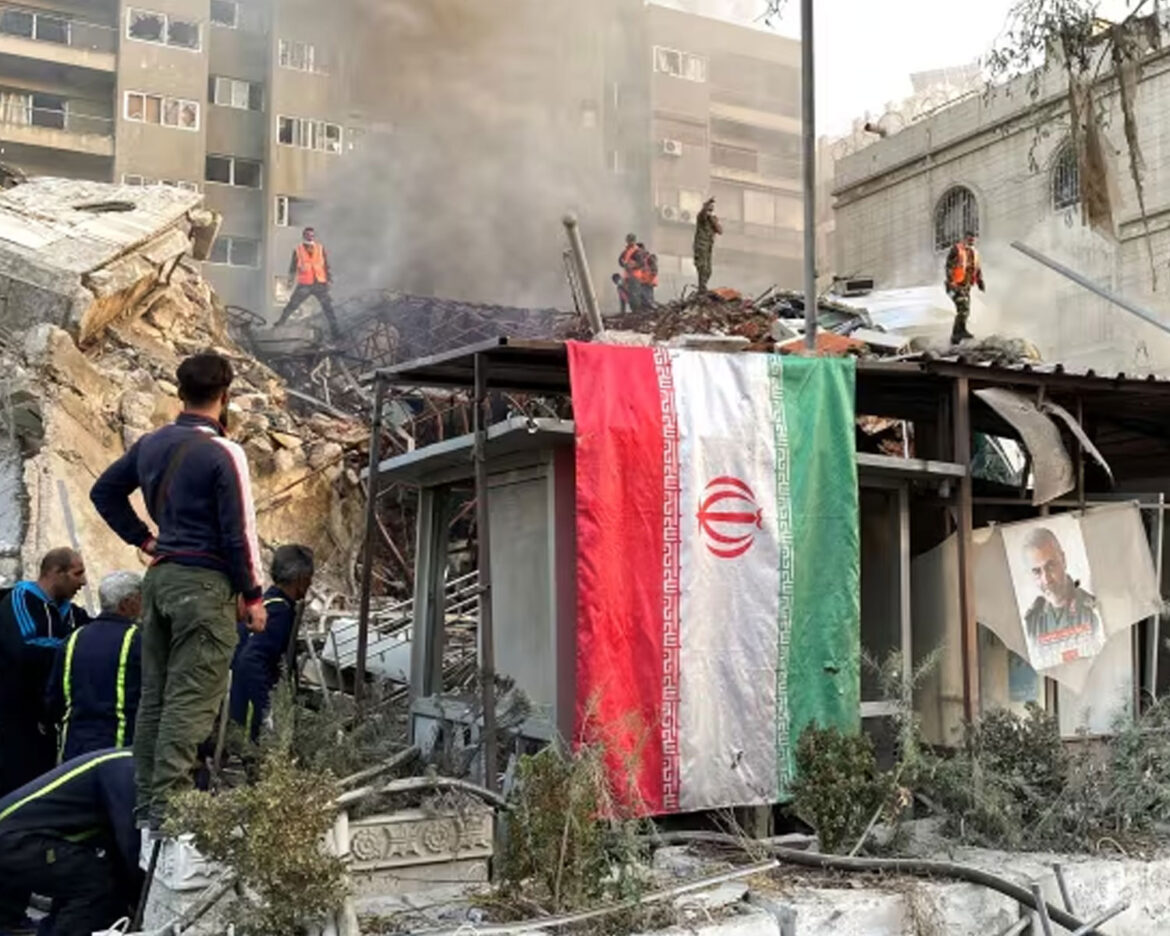 Iran-Embassy-attacked-by-Israeli-Planes