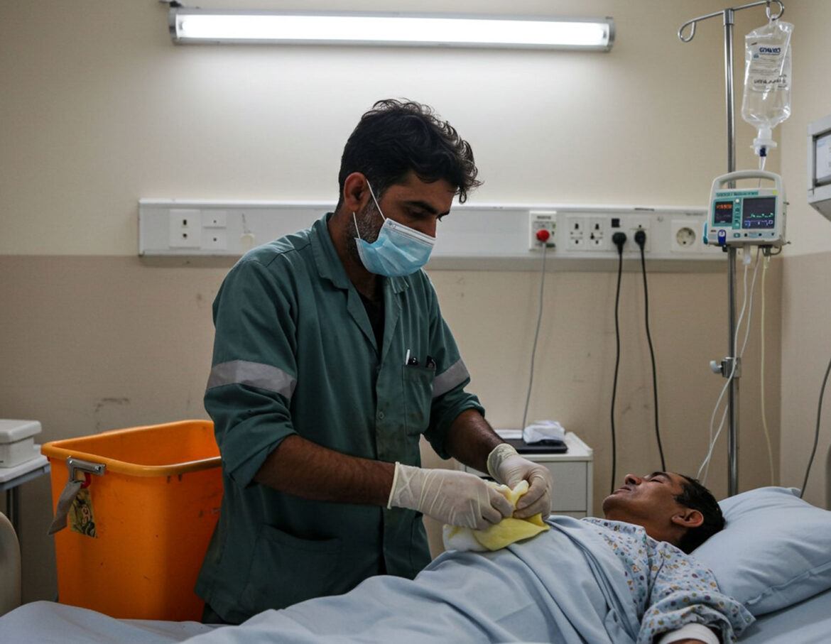 Sanitary-Worker-Treating